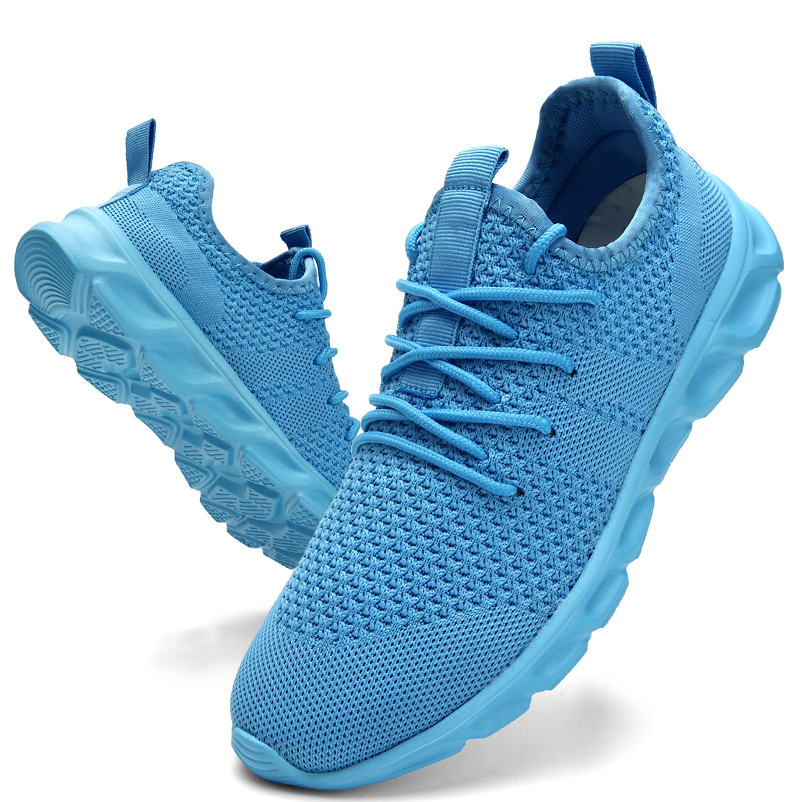 Damyuan Women's Walking Shoes - Lightweight Tennis Sneakers for Running & Casual Wear - Comfortable Lace-Up Athletic Shoes for Walking, Jogging, Gym & Daily Activities