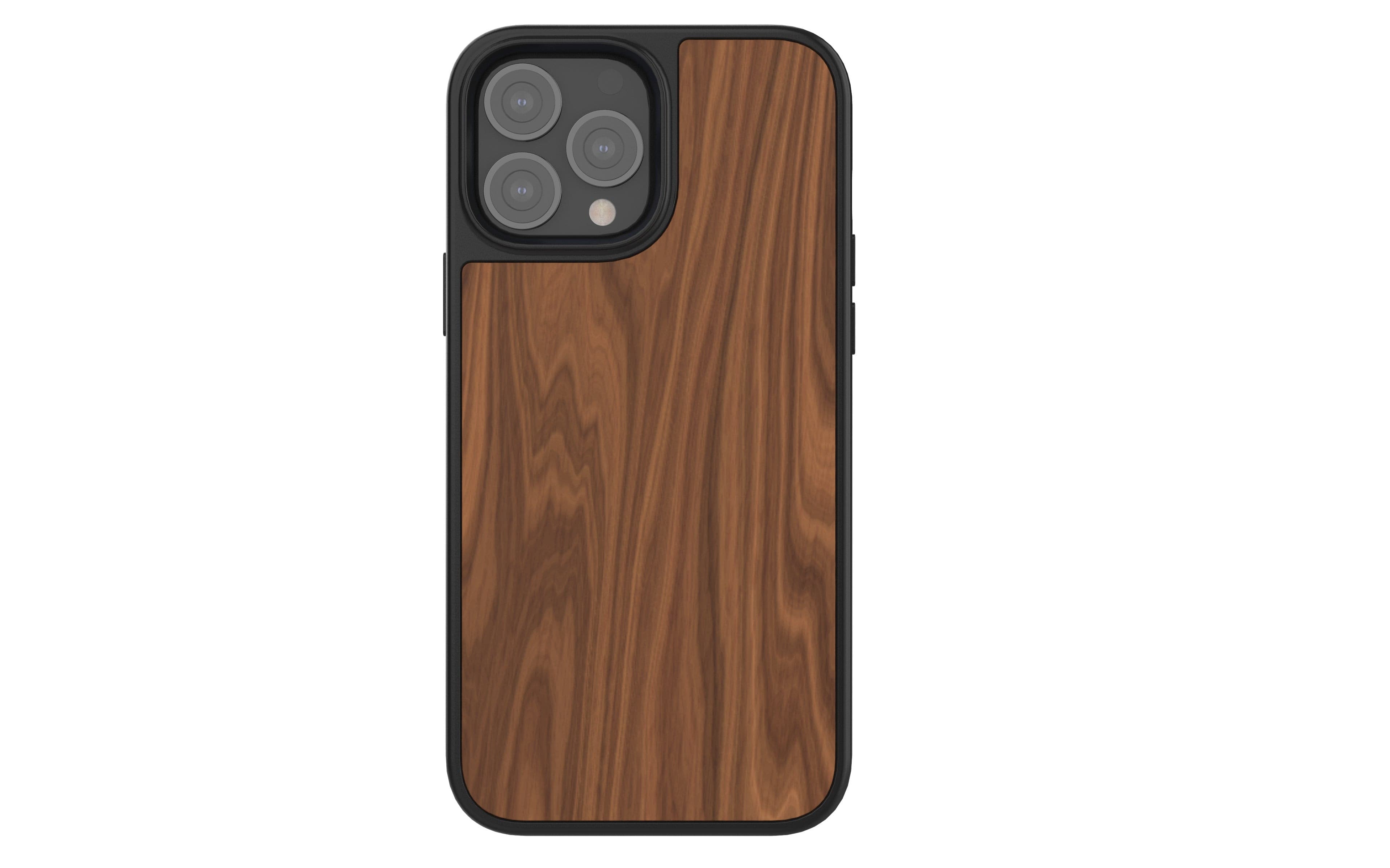 Impact Zero® Premium Walnut Wood Protective Case for iPhone 13 Pro - Slim Durable Cover with Shock Absorption - Perfect for Everyday Use, Travel & Outdoor Activities