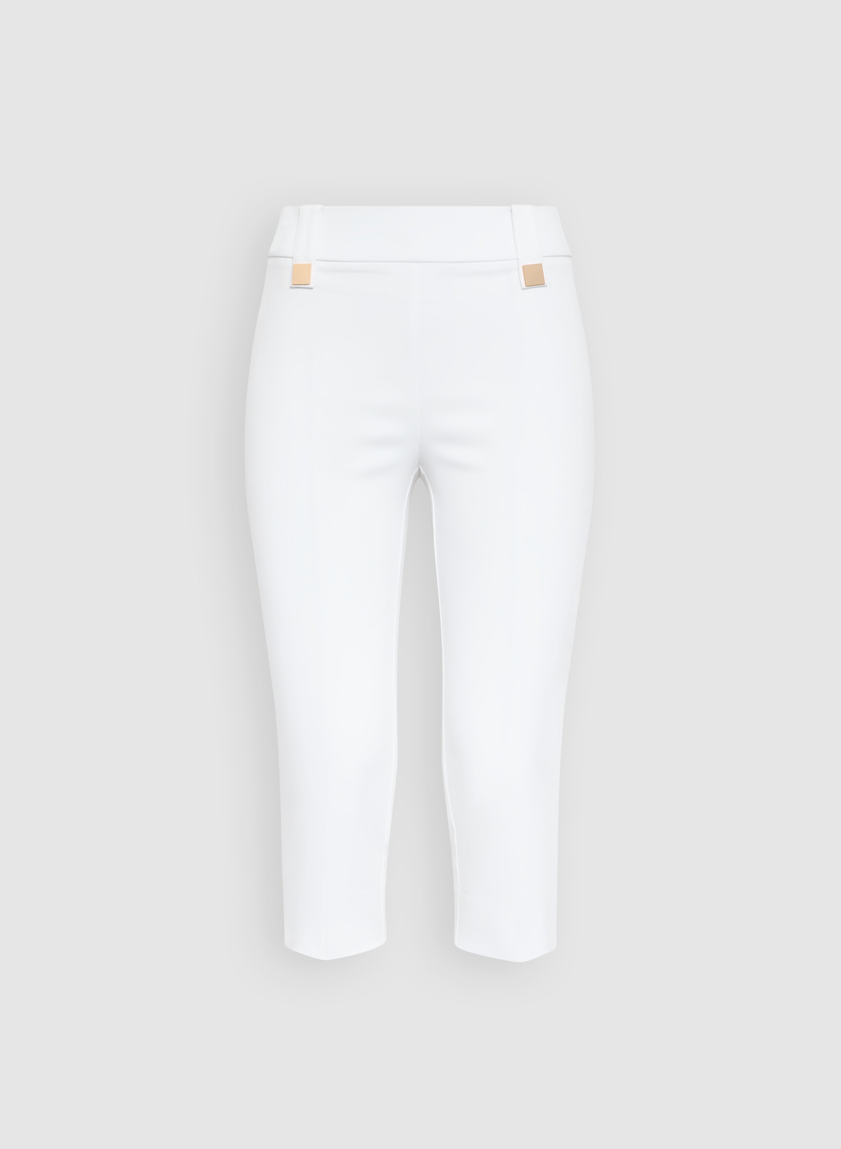 Stylish Bengaline Pull-On Capris for Women - Comfortable Stretch Pants for Work, Travel & Casual Wear