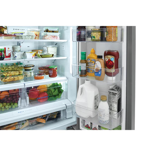 Frigidaire 36-Inch French Door Refrigerator with 27.8 cu. ft. Capacity, Ice & Water Dispenser - FRFS2823AS [Open Box] - Perfect for Modern Kitchens & Large Family Homes