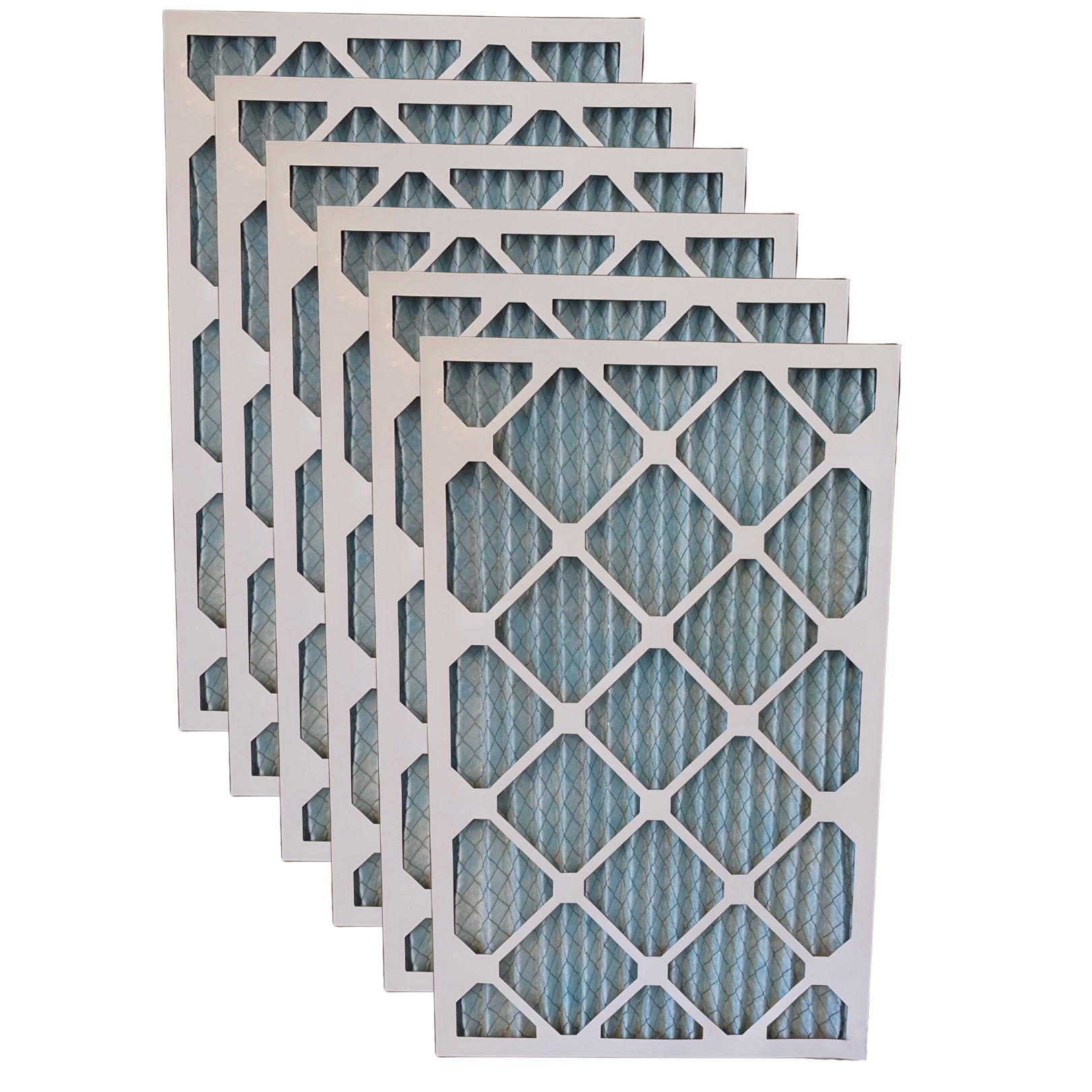 10x20x1 MERV 11 Pleated Air Conditioner & Furnace Filters - Case of 6 Pack | High Efficiency HVAC Replacement Filters for Home, Office & Commercial Use