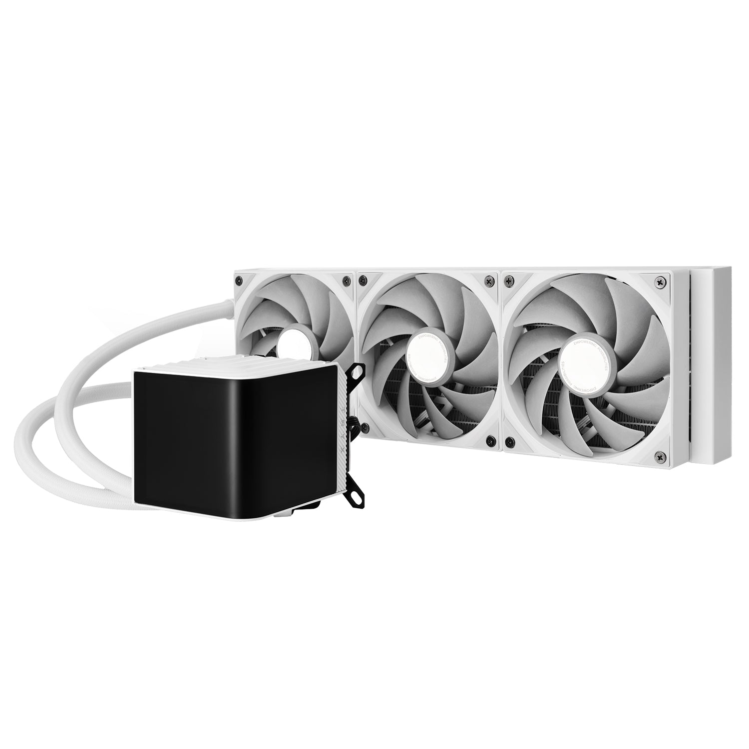 TRYX PANORAMA 360mm AIO Liquid CPU Cooler with ARGB Lighting - Black/White Options for High-Performance PC Gaming & Overclocking