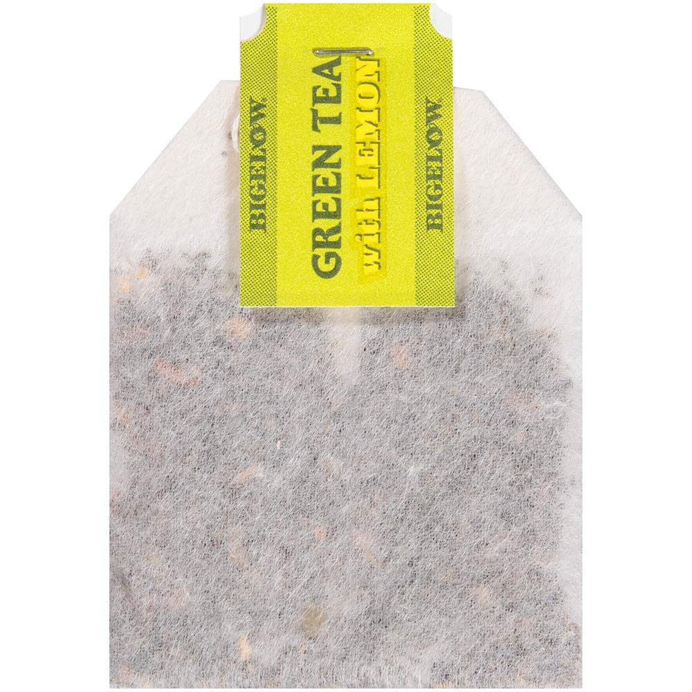 Bigelow Green Tea with Lemon - 28 Tea Bags (Pack of 1) | Natural Antioxidant Rich Green Tea with Lemon Peel | Perfect for Morning Boost, Afternoon Relaxation & Healthy Lifestyle