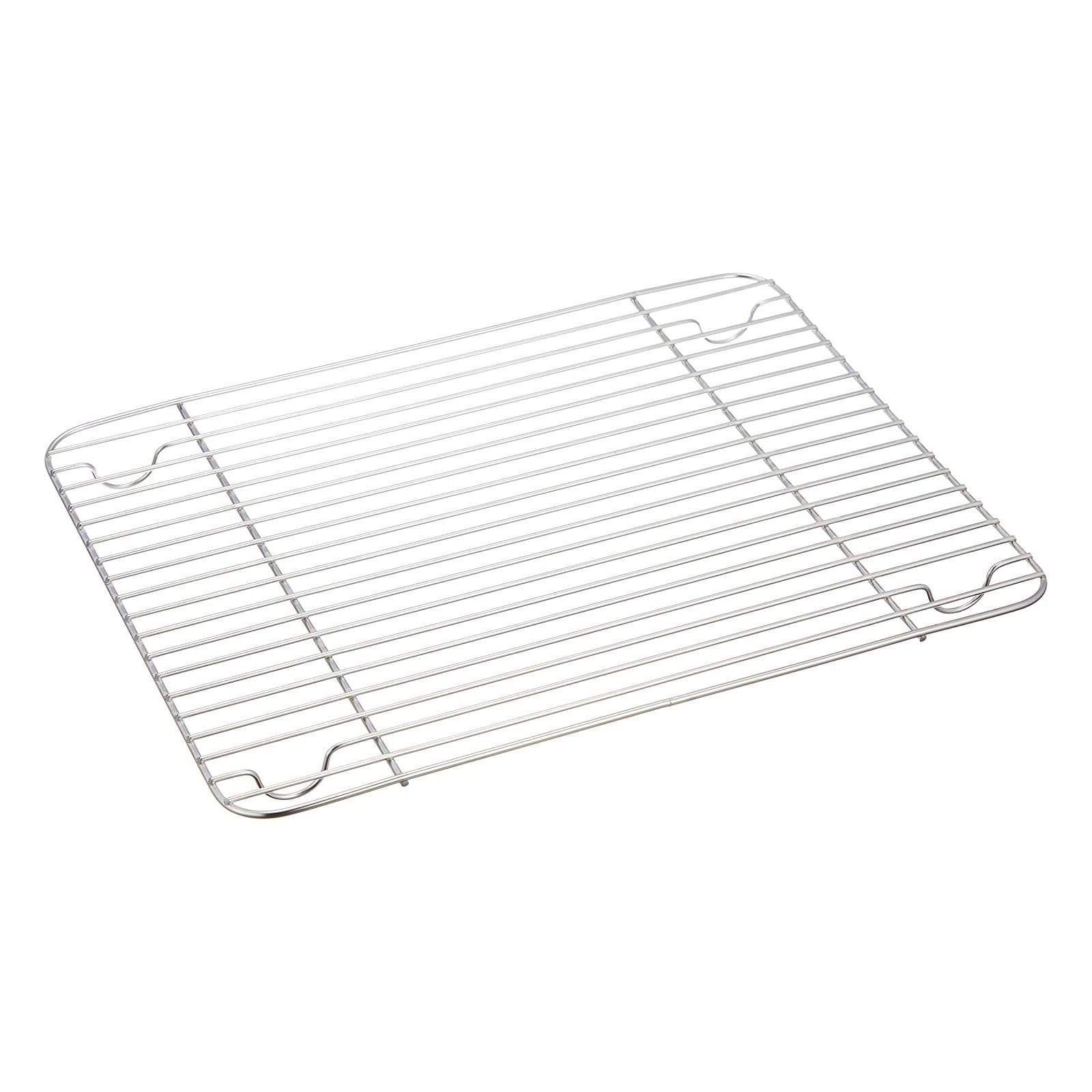 Ikeda Ecoclean Square Fine Cooling Rack - Stainless Steel Baking Rack for Cookies, Cakes, Bread - Perfect for Kitchen, Baking, and Pastry Cooling