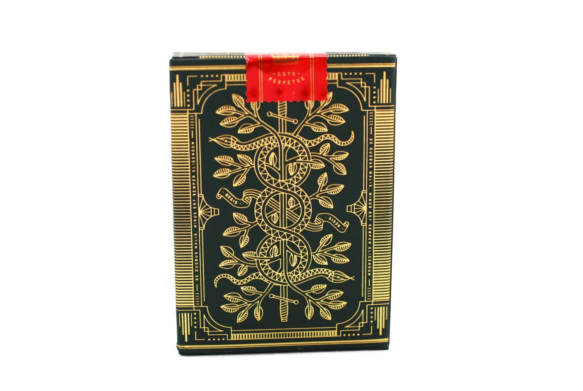Premium Green Monarchs Playing Cards - Elegant & Durable Poker Deck for Magic Tricks, Cardistry & Casino Nights - Perfect for Game Nights, Poker Parties & Professional Performances