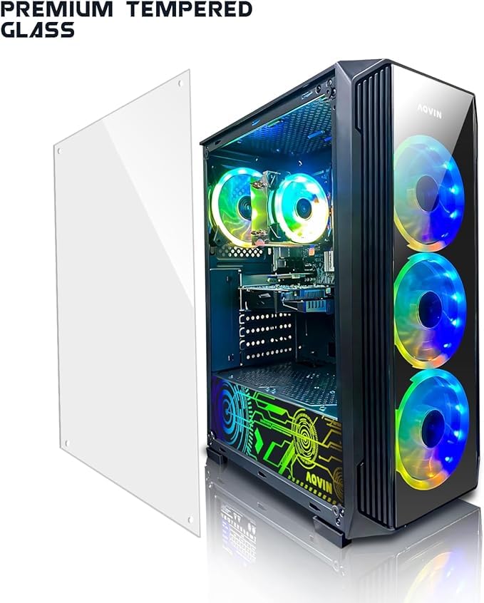 AQVIN ZForce Gaming Desktop Tower PC with 24