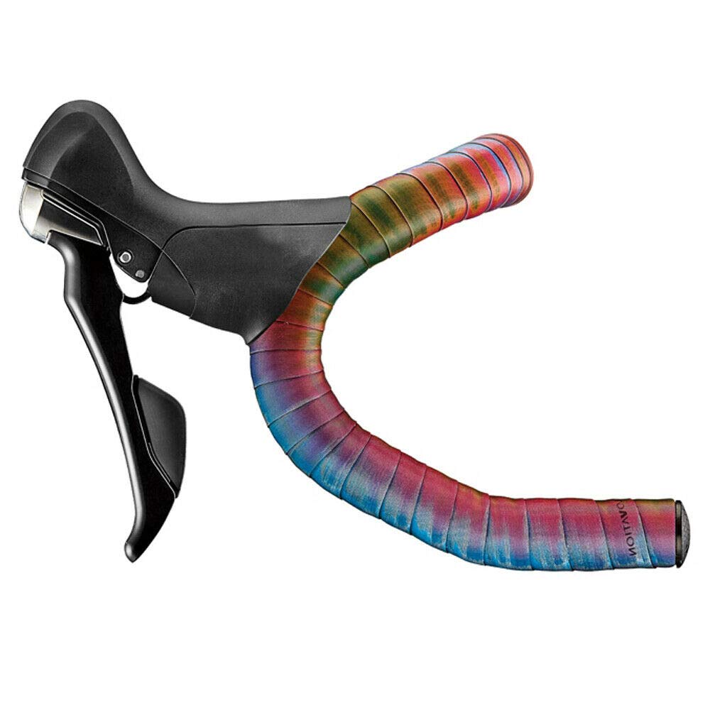 Premium Halo Touch Bar Tape - Non-Slip Rainbow Cycling Handlebar Grip for Road Bikes | Comfortable & Durable Bicycle Handle Wrap | Ideal for Long-Distance Riding, Commuting & Performance Cycling