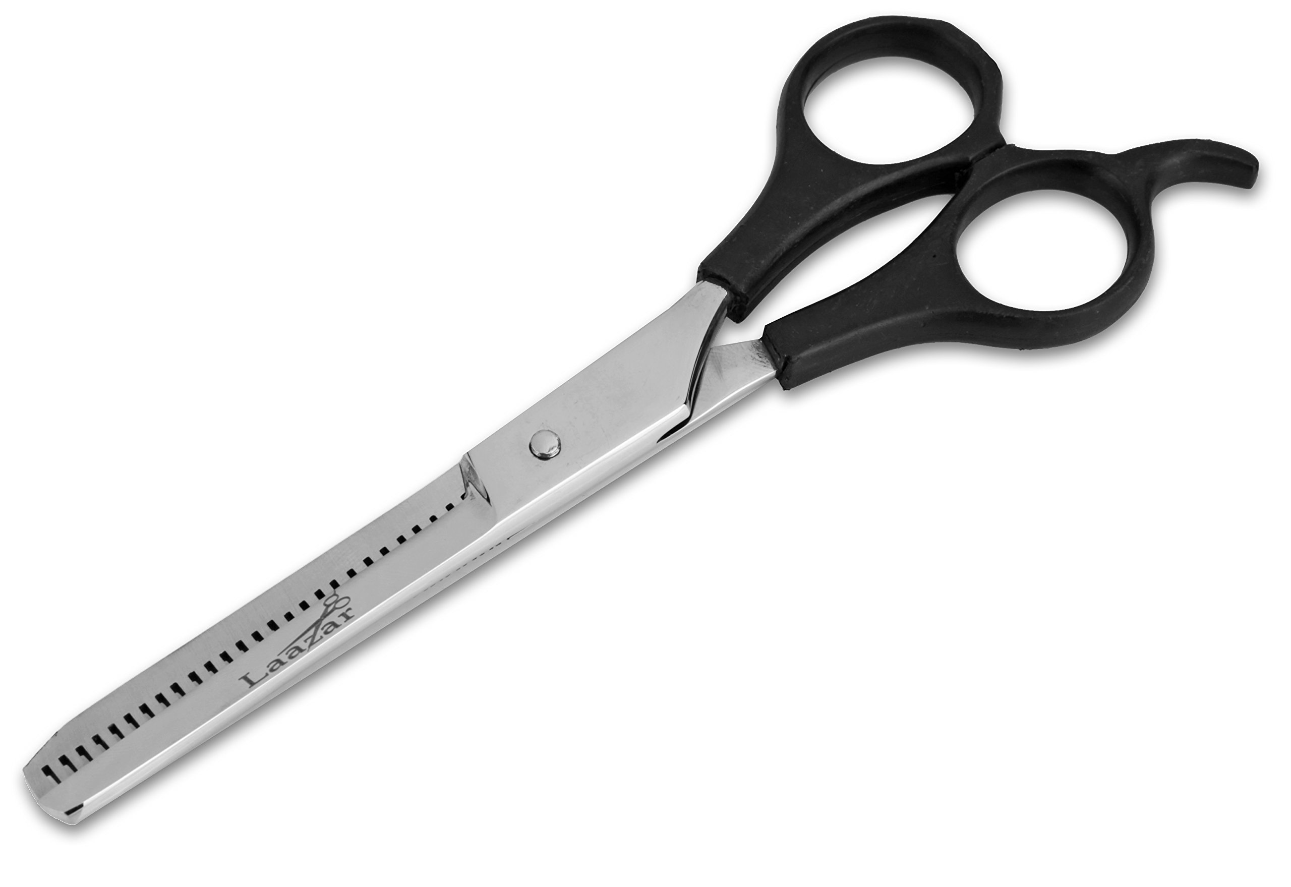 Laazar 6.5 Inch 22 Teeth Thinning Shears - Professional Pet Grooming Scissors for Dogs & Cats - Perfect for Trimming, Thinning & Styling Fur at Home