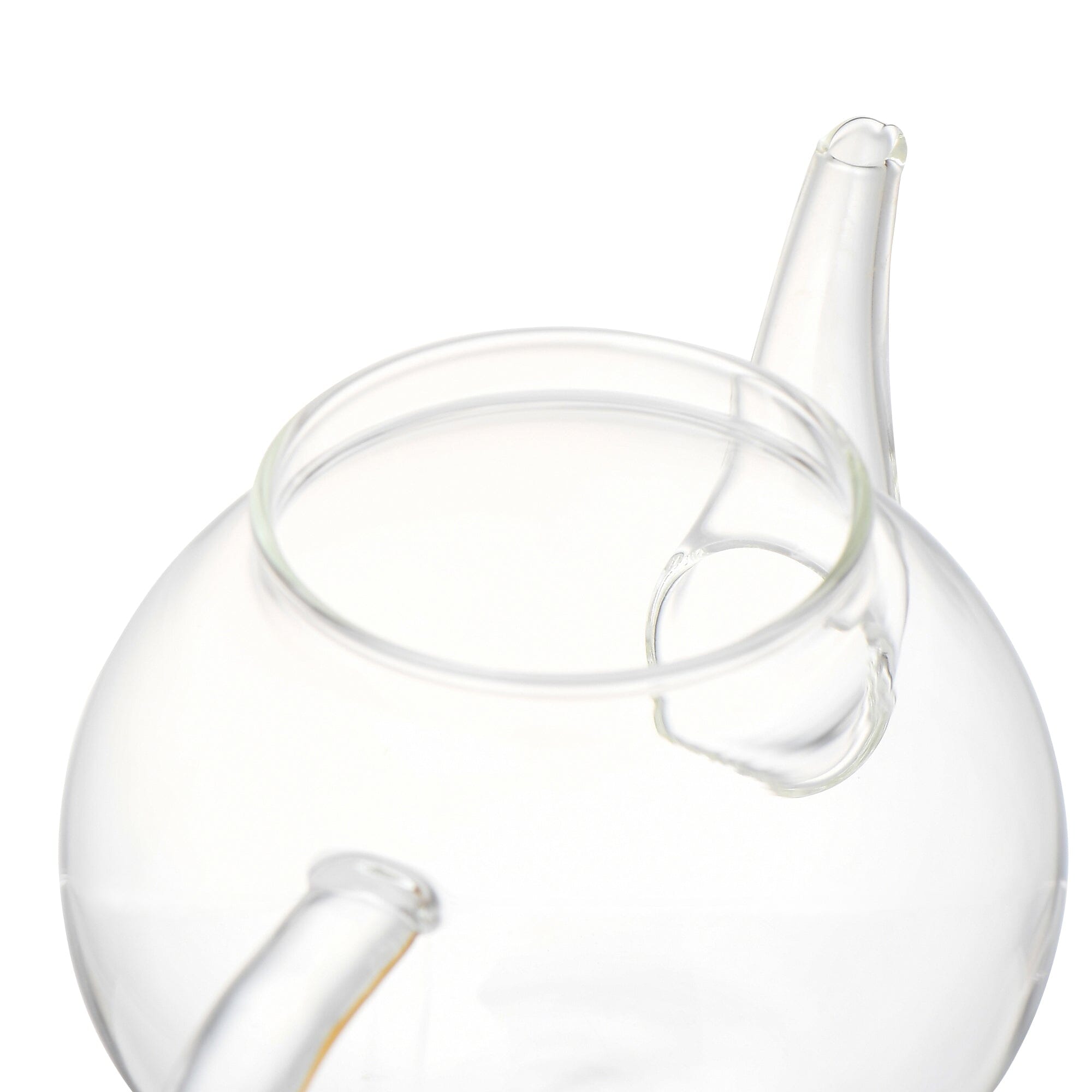 Premium Clear Glass Teapot with Gold Accents - Perfect for Loose Leaf Tea, Herbal Infusions & Home Decor - Ideal for Tea Lovers, Gift Giving & Cozy Afternoons