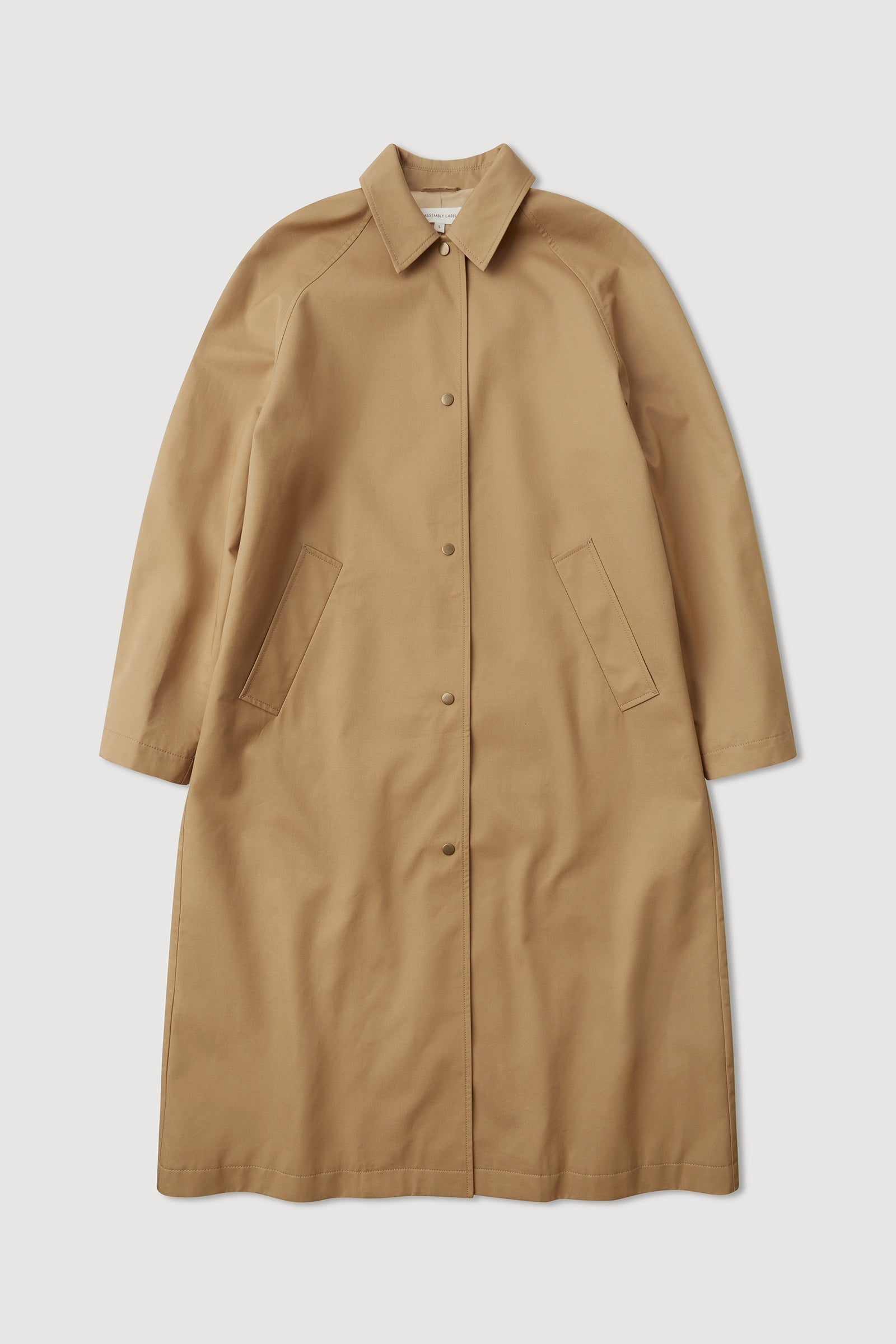 Blair Women's Classic Car Coat in Fawn - Elegant Trench Coat for Fall & Winter, Perfect for Office, Travel, and Everyday Wear