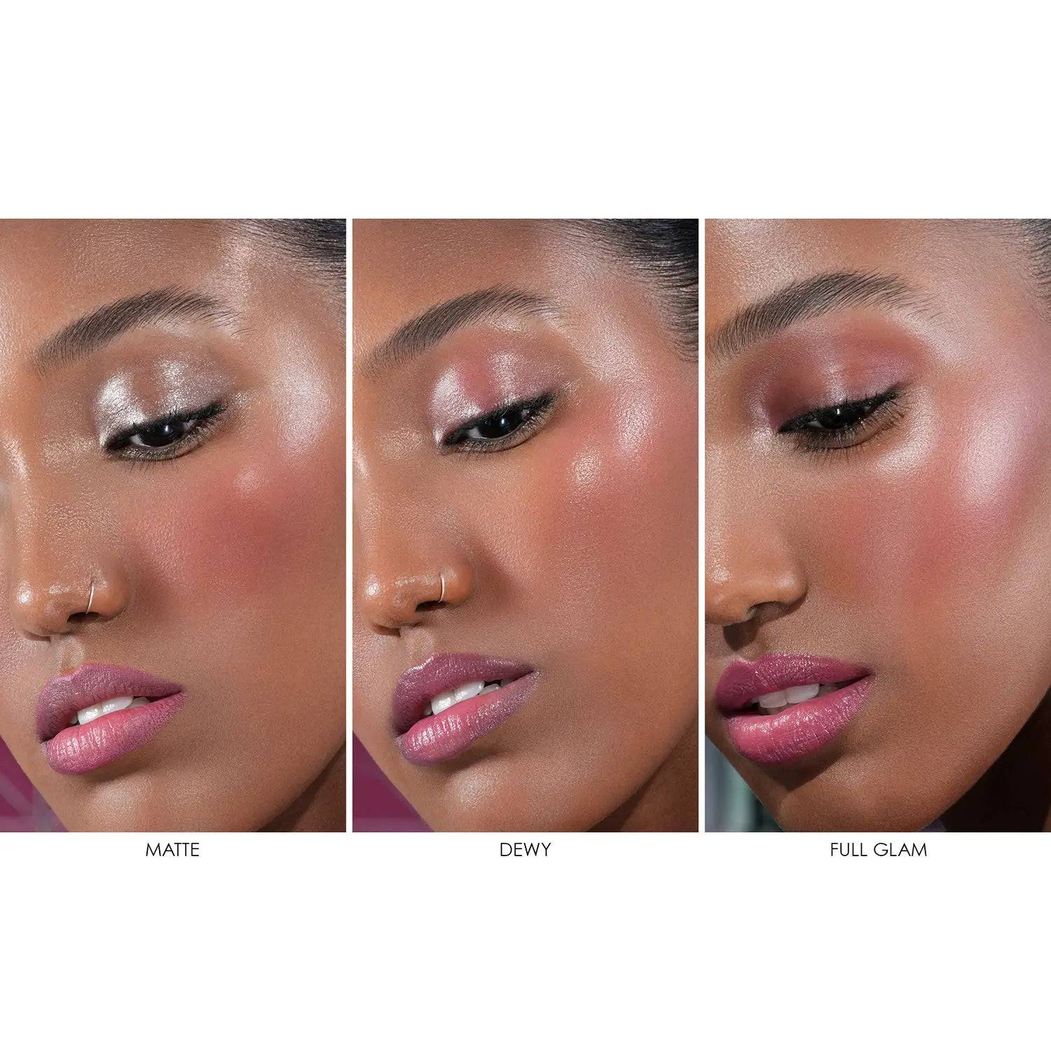 Berry Pop Cheek Trio - 3-in-1 Blush Palette for Natural Glow | Perfect for Everyday Makeup & Special Occasions