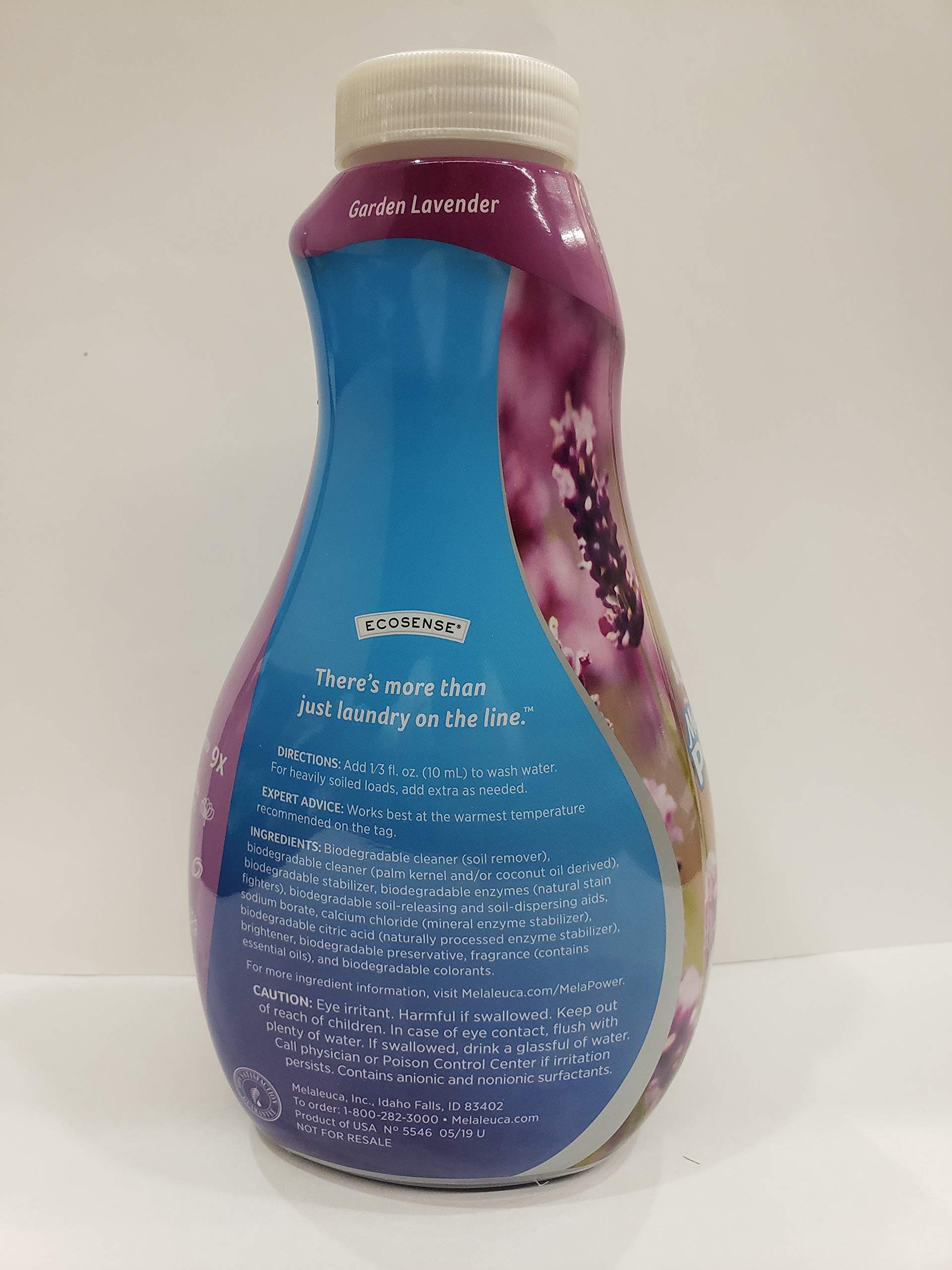 Melapower Laundry Detergent - 96 Loads (9X Concentrated) - Garden Lavender Scent - High Efficiency HE Safe for Front & Top Load Washers - Perfect for Families, Gym Clothes, and Everyday Laundry