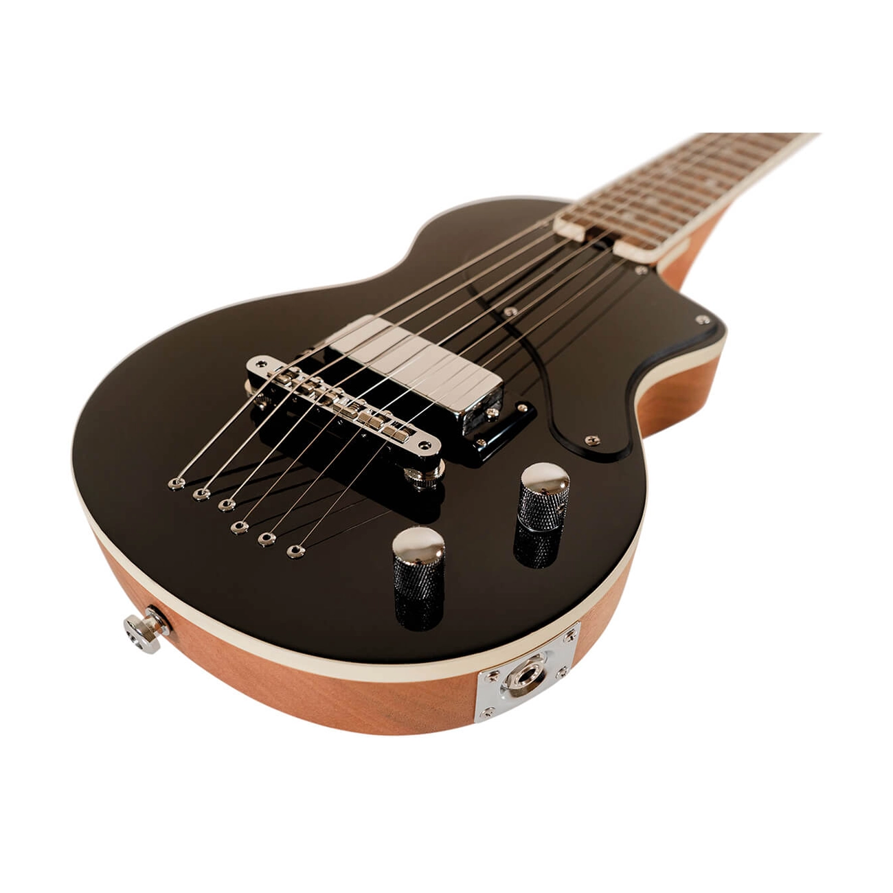 Blackstar Travel Guitar with Gig Bag - Compact & Portable Acoustic Electric Guitar for Travel, Camping, and Busking - Perfect for Musicians on the Go