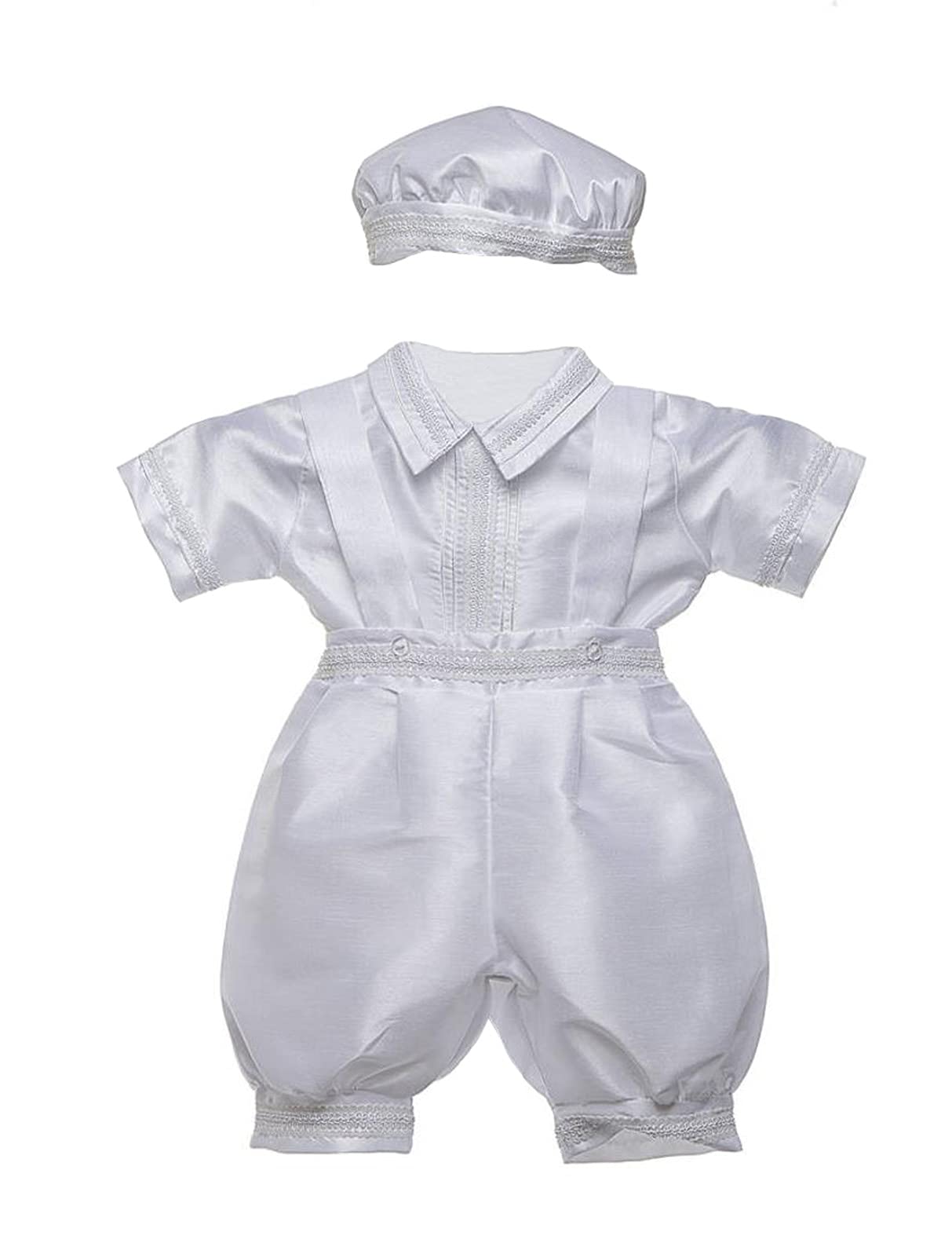 Baptism Suits for Baby Boys - Christening Outfit with Bonnet for Toddlers | Formal Church Ceremony & Special Occasion Wear