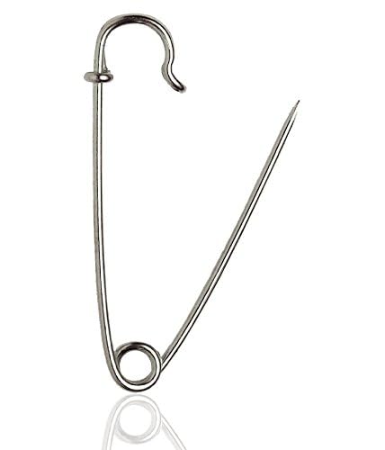 Prym Mild Steel Kilt Pins Silver - Pack of 200 | Traditional Scottish Kilt Accessories for Tartan Skirts, Kilts & Highland Dress | Perfect for Weddings, Festivals & Celtic Events