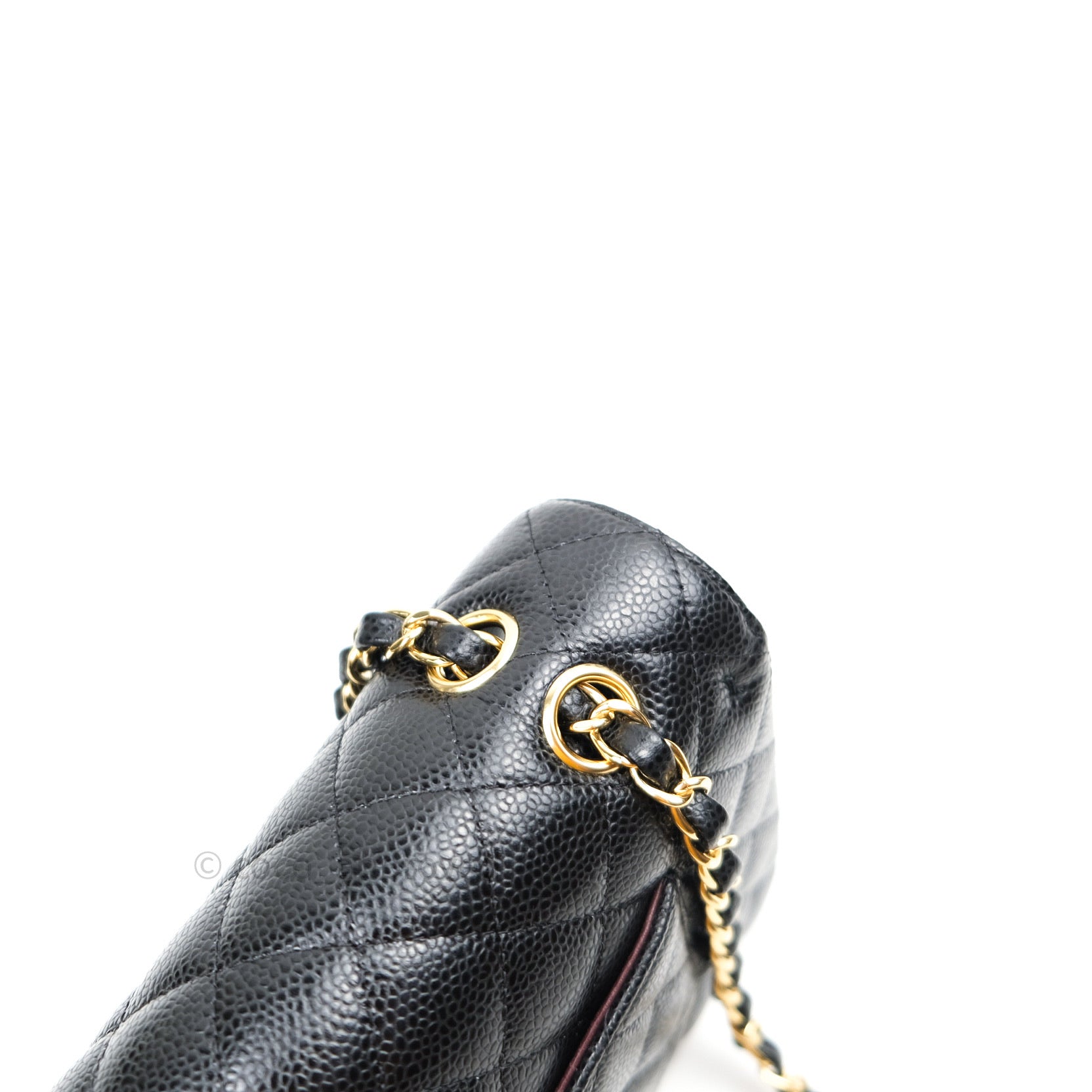 Chanel Classic Double Flap M/L Black Caviar Gold Hardware Bag - Luxury Designer Handbag for Women | Perfect for Evening Events, Parties & Special Occasions