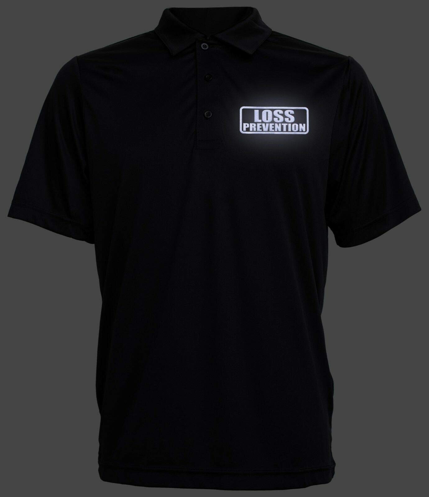 Smart People Reflective Performance Polo Shirt - Moisture Wicking, Anti-Theft Design for Men & Women | Ideal for Running, Cycling, Night Safety & Outdoor Activities