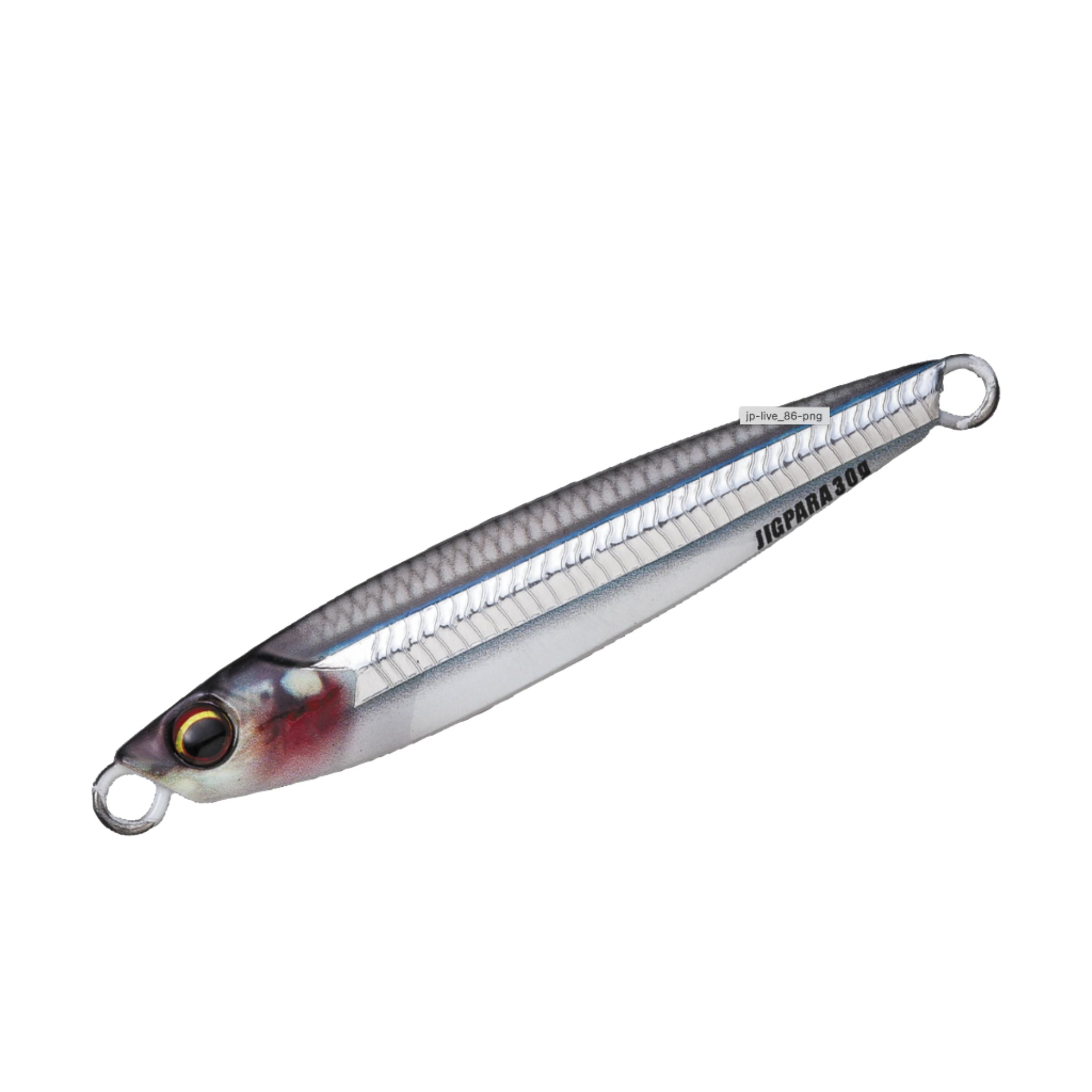Major Craft JigPara Short Live Bait Fishing Lure - Premium Saltwater & Freshwater Jigging Lure for Bass, Trout, and Walleye - Perfect for Kayak Fishing and Ice Fishing Adventures