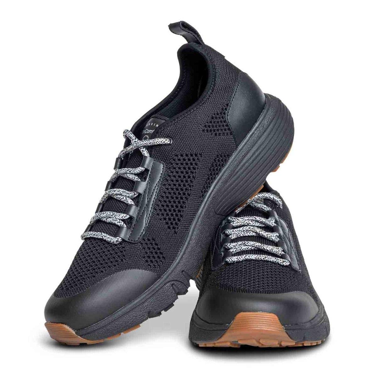 Dr. Comfort Jack Men's Athletic Shoes with Gel Inserts - Fashion Sneakers for Men with Laces & Durable Rubber Sole - Perfect for Walking, Running & Everyday Comfort