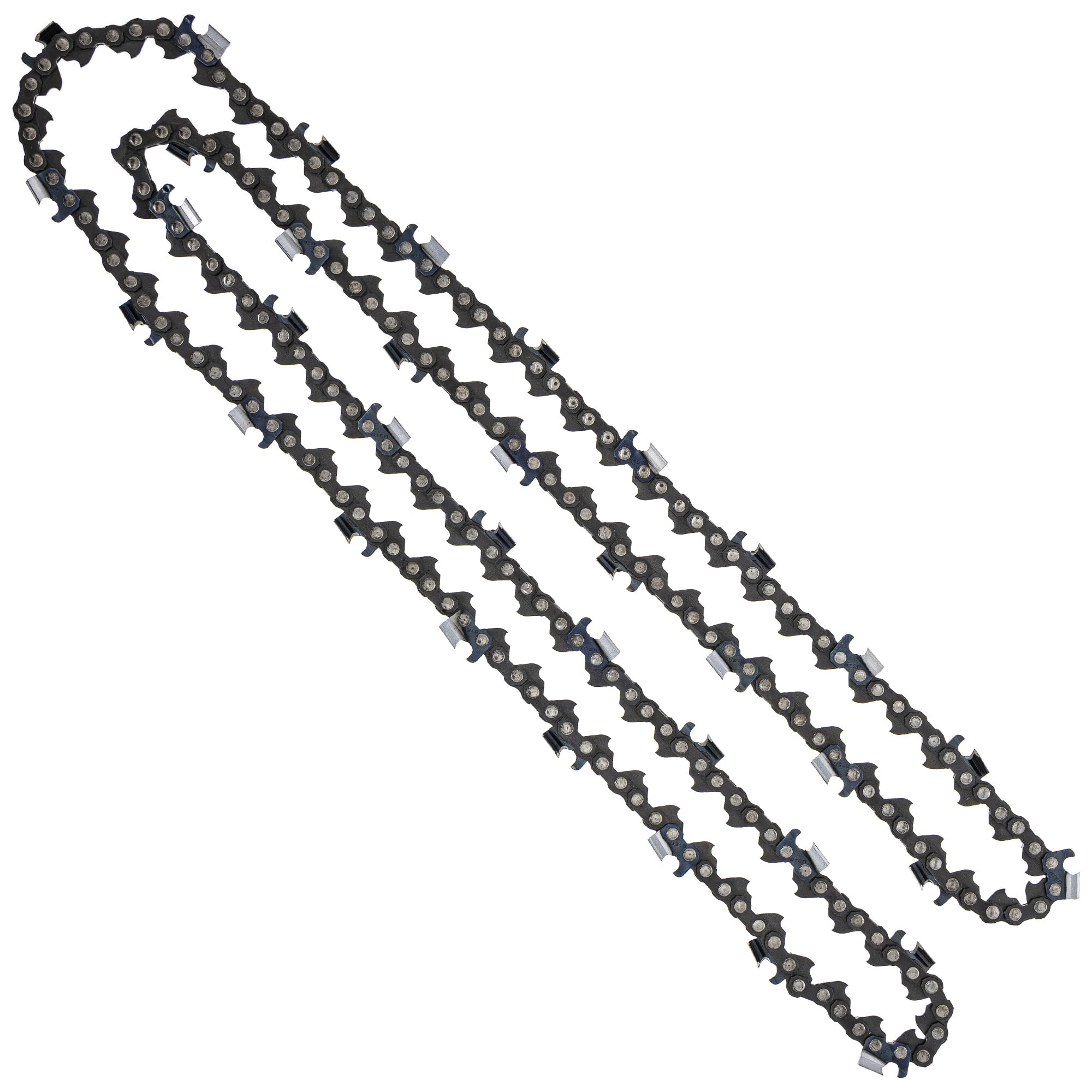 10 Pack Semi Chisel Skip Tooth Chainsaw Chain 32 Inch .050 Gauge 3/8 Pitch 105 DL - Compatible with Husqvarna 372XP, Echo CS-600P, Jonsered 670 - Ideal for Professional Logging, Tree Felling & Firewood Cutting