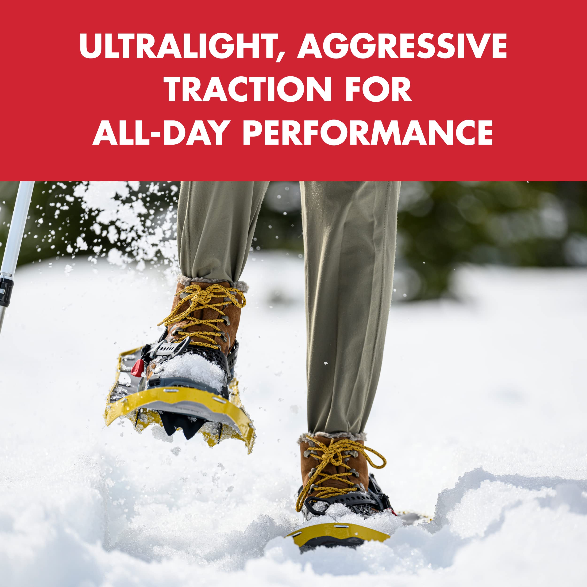 MSR Lightning Trail Ultralight Backcountry Snowshoes - Lightweight Winter Hiking Gear for Men & Women - Perfect for Deep Snow Trekking, Mountain Climbing & Wilderness Exploration