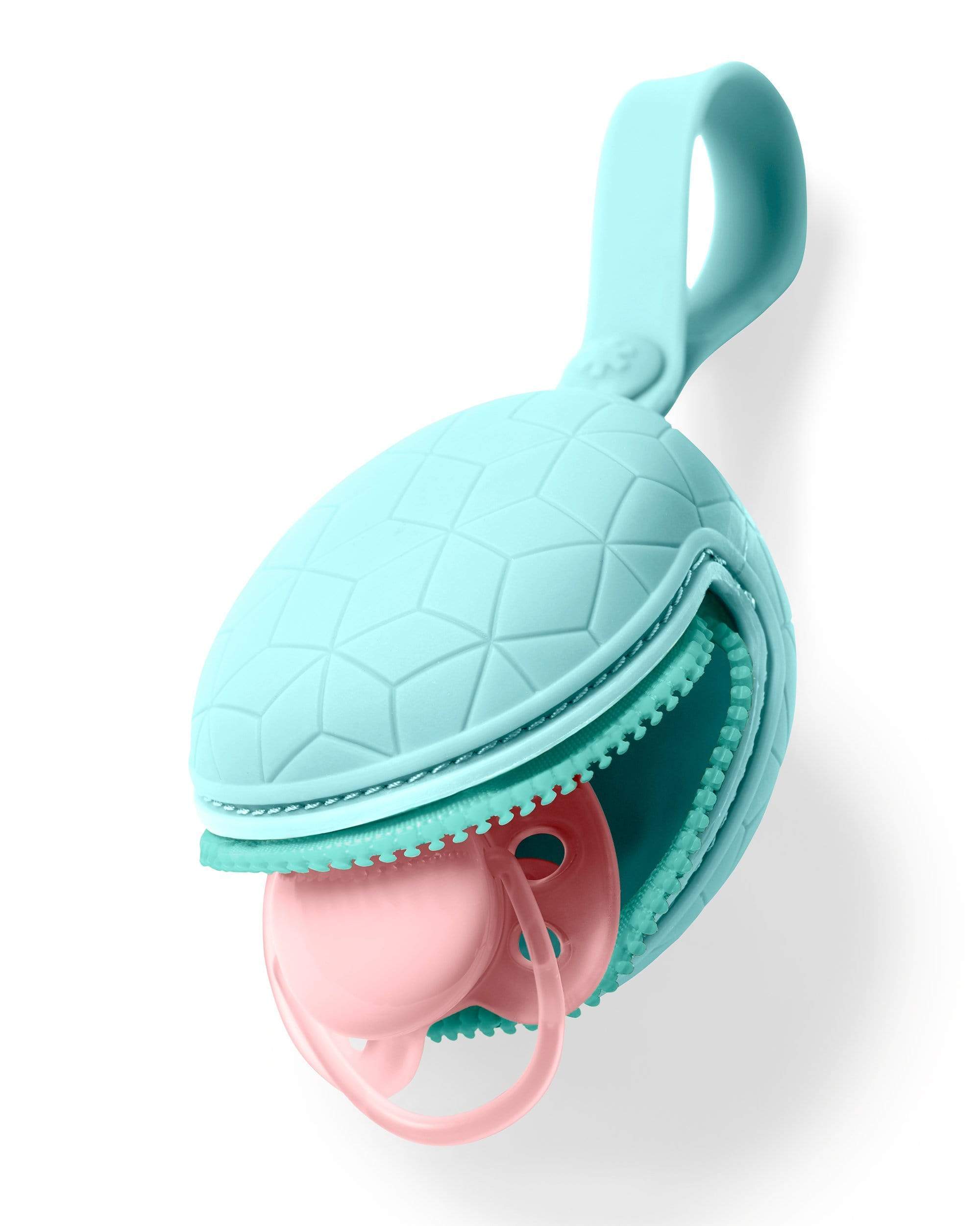 Skip Hop Grab & Go Silicone Pacifier Holder - Baby Pacifier Clip for Stroller, Car Seat & Diaper Bag - BPA-Free Teether Toy for Infants & Toddlers (Perfect for Travel, Daycare & On-the-Go Parents)