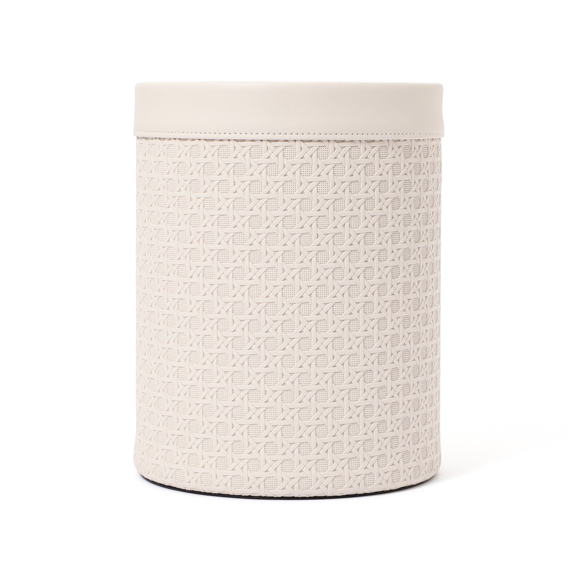Elegant Embossed Small Ivory Dust Box - Perfect for Home Office, Living Room & Bedroom Organization