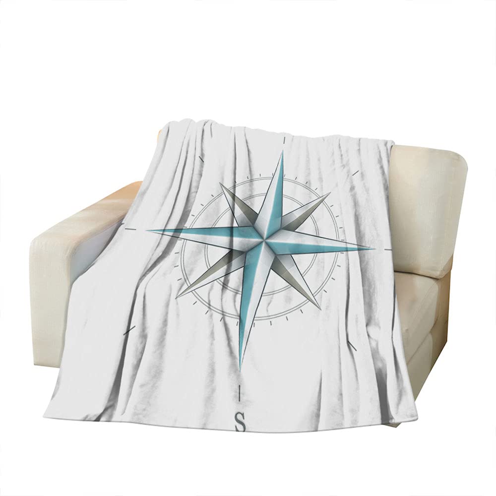 WONDERTIFY Antique Wind Rose Throw Blanket - 30