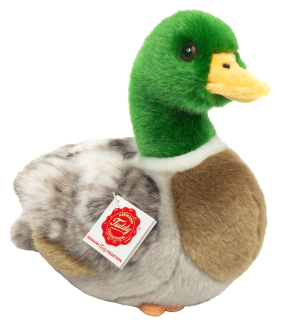 Premium Plush Wild Duck Stuffed Animal by Teddy Hermann - Soft & Cuddly Toy for Kids, Collectors & Home Decor | Perfect Gift for Birthdays, Christmas & Nursery Decorations