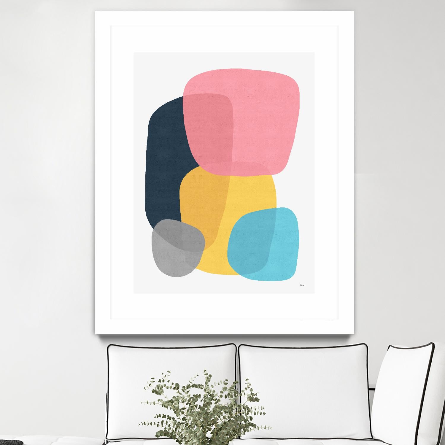 Abstract VII Wall Art - Modern Canvas Painting for Home & Office Decor - Perfect for Living Room, Bedroom, or Workspace