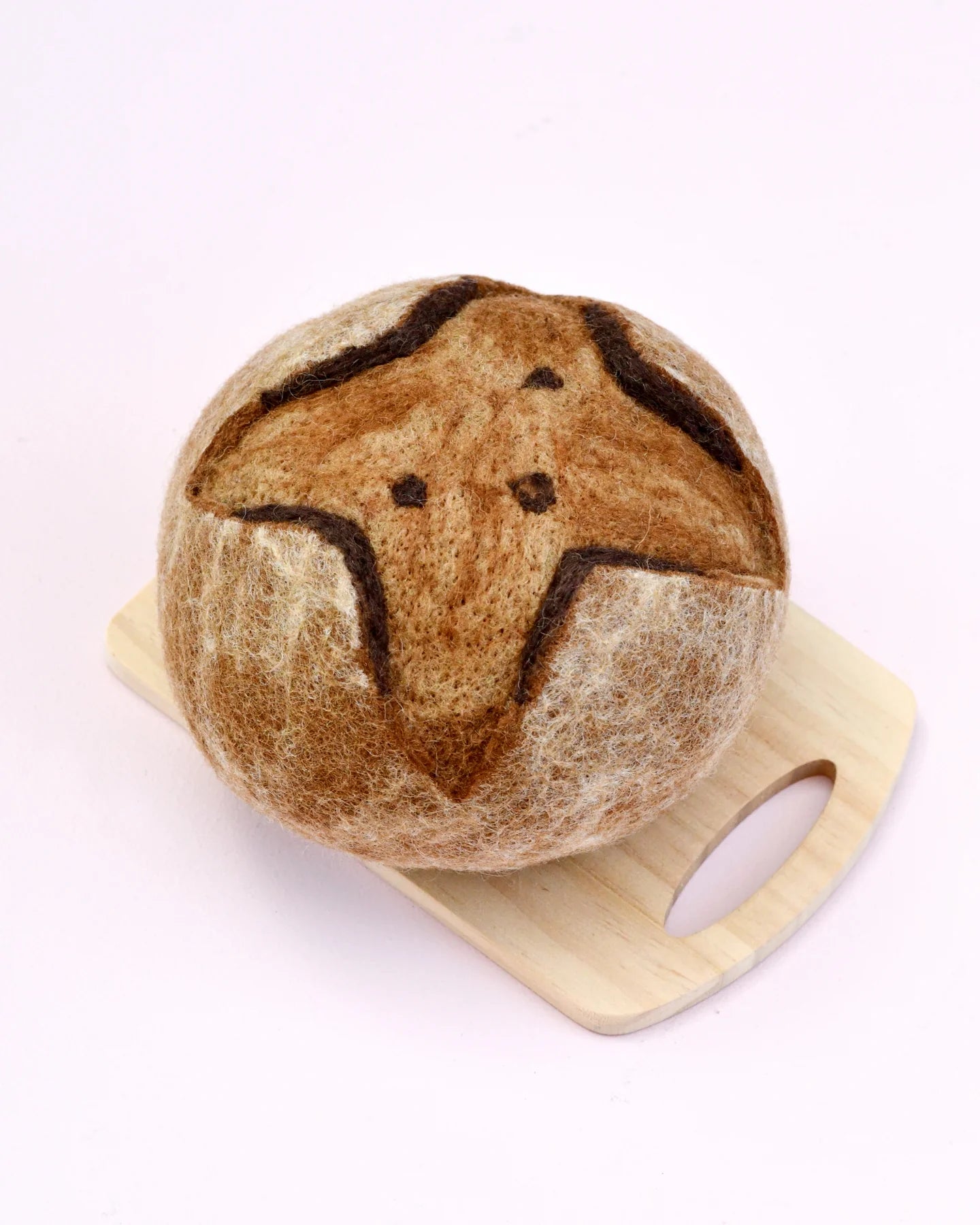 Organic Sourdough Bread Felt Play Food Set - Realistic Pretend Play Kitchen Accessories for Kids Toddlers - Perfect for Montessori Learning, Tea Parties & Role Play Games