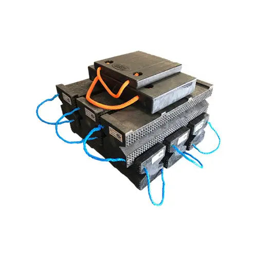 AME Cribbing Block Kit - Heavy Duty Wooden Support Blocks for Vehicle Recovery, Construction & Emergency Scenes | Perfect for Off-Roading, Towing & Stabilization