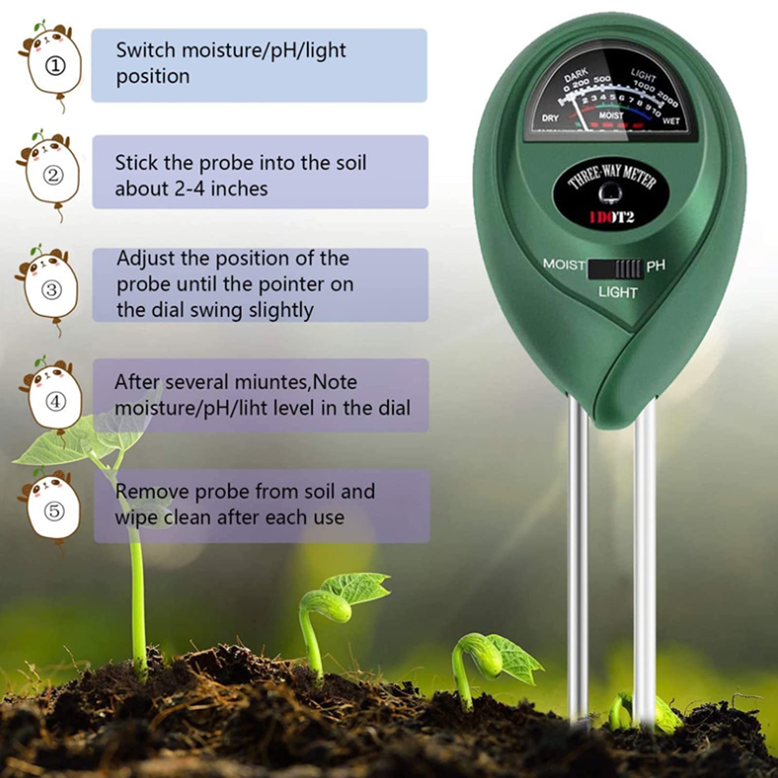10-Piece Gardening Tool Set for Succulents & Houseplants - Mini Rake, Transplanting Tools, Flower Pot Accessories - Perfect for Indoor & Outdoor Planting, Repotting, and Seedling Care