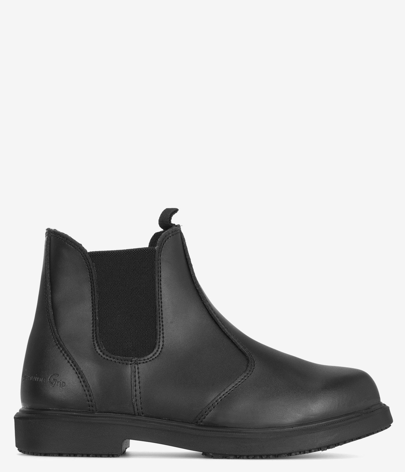 Slip-Resistant Chelsea Work Boots for Men - Genuine Grip Safety Shoes for Construction, Warehouse & Outdoor Work