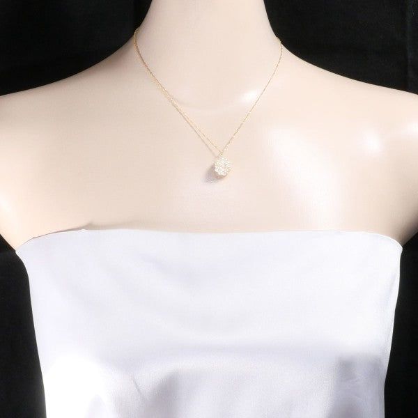18K Yellow Gold Pearl Necklace for Women - Elegant Luxury Jewelry Gift for Wedding, Anniversary & Special Occasions