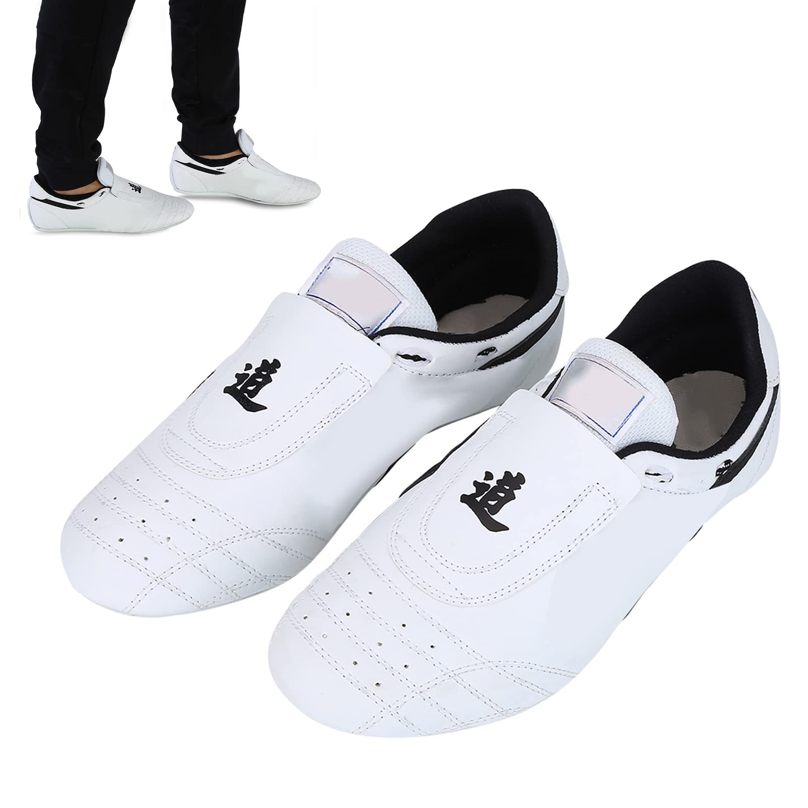 Best Taekwondo Shoes for Men & Women - Lightweight Kung Fu & Tai Chi Training Shoes with Storage Bag - Perfect for Martial Arts, Boxing, and Road Running