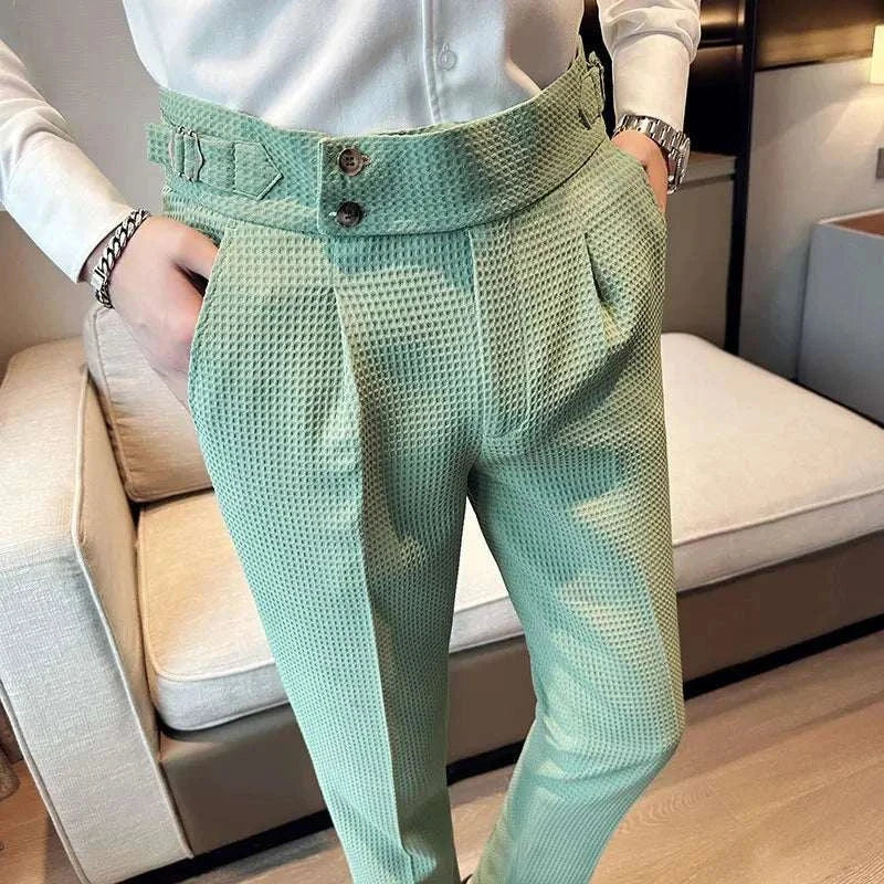 Premium Men's Formal Office Suit Pants - Classic Fit, Comfortable & Professional for Business Attire, Work & Special Occasions
