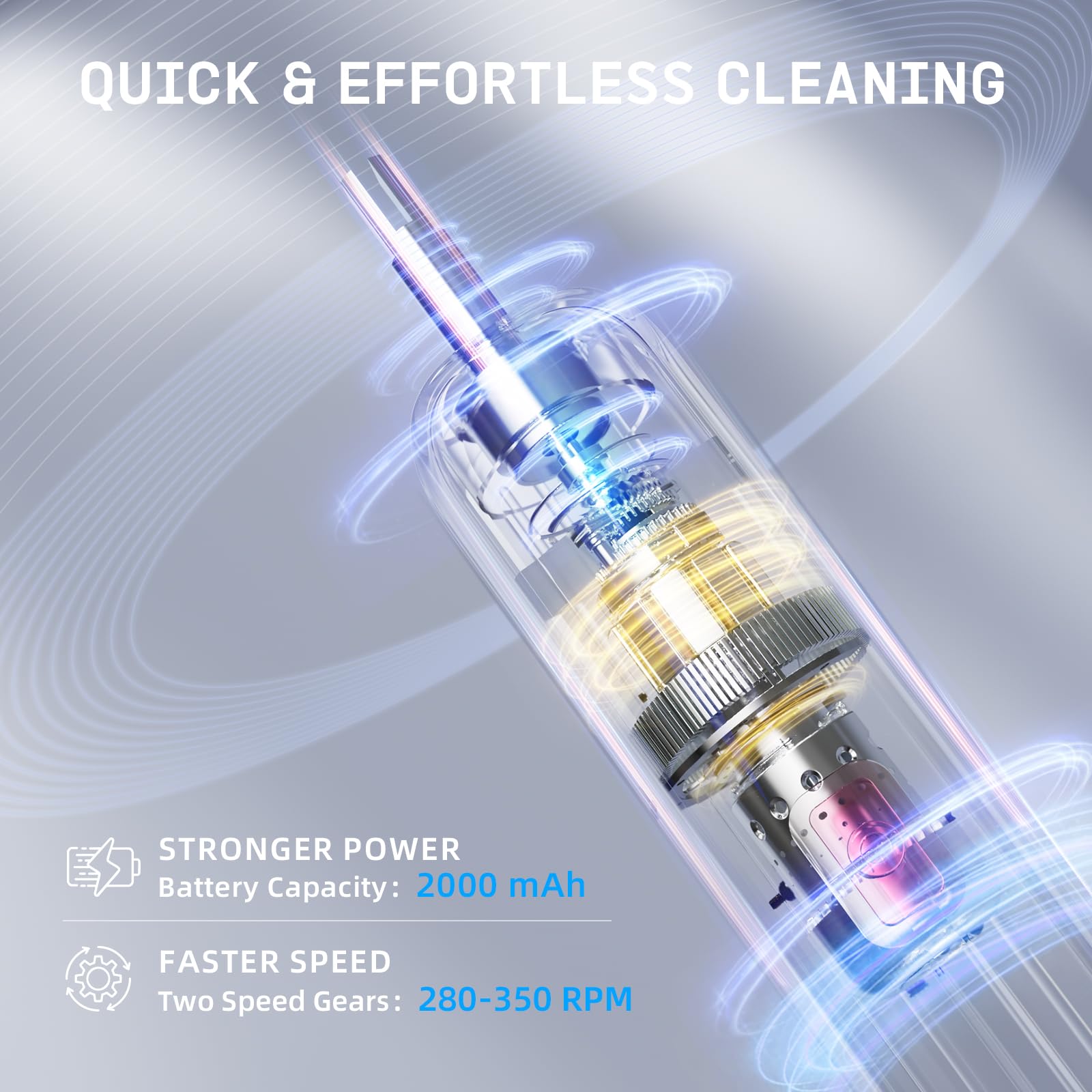 Electric Bottle Brush Cleaner - 14.7