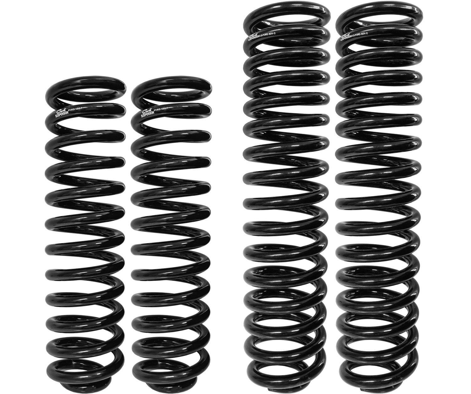2005-2004 Ford F250 F350 Carli Coil Spring Kit - Heavy Duty Suspension Upgrade for Off-Road & Towing Performance