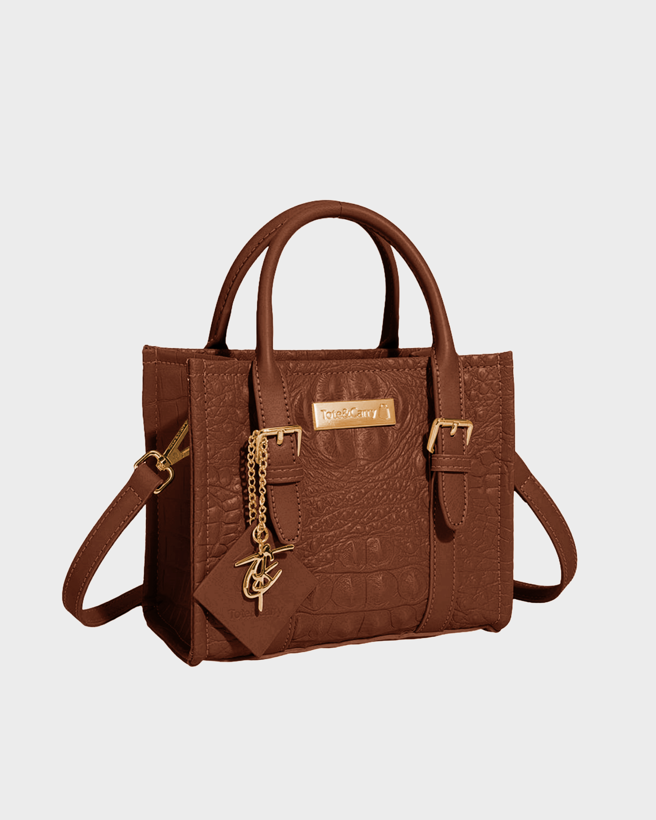 Apollo 2 Mini Tote Bag in Chocolate Brown - Stylish & Durable Crossbody Purse for Women - Perfect for Shopping, Travel & Everyday Use