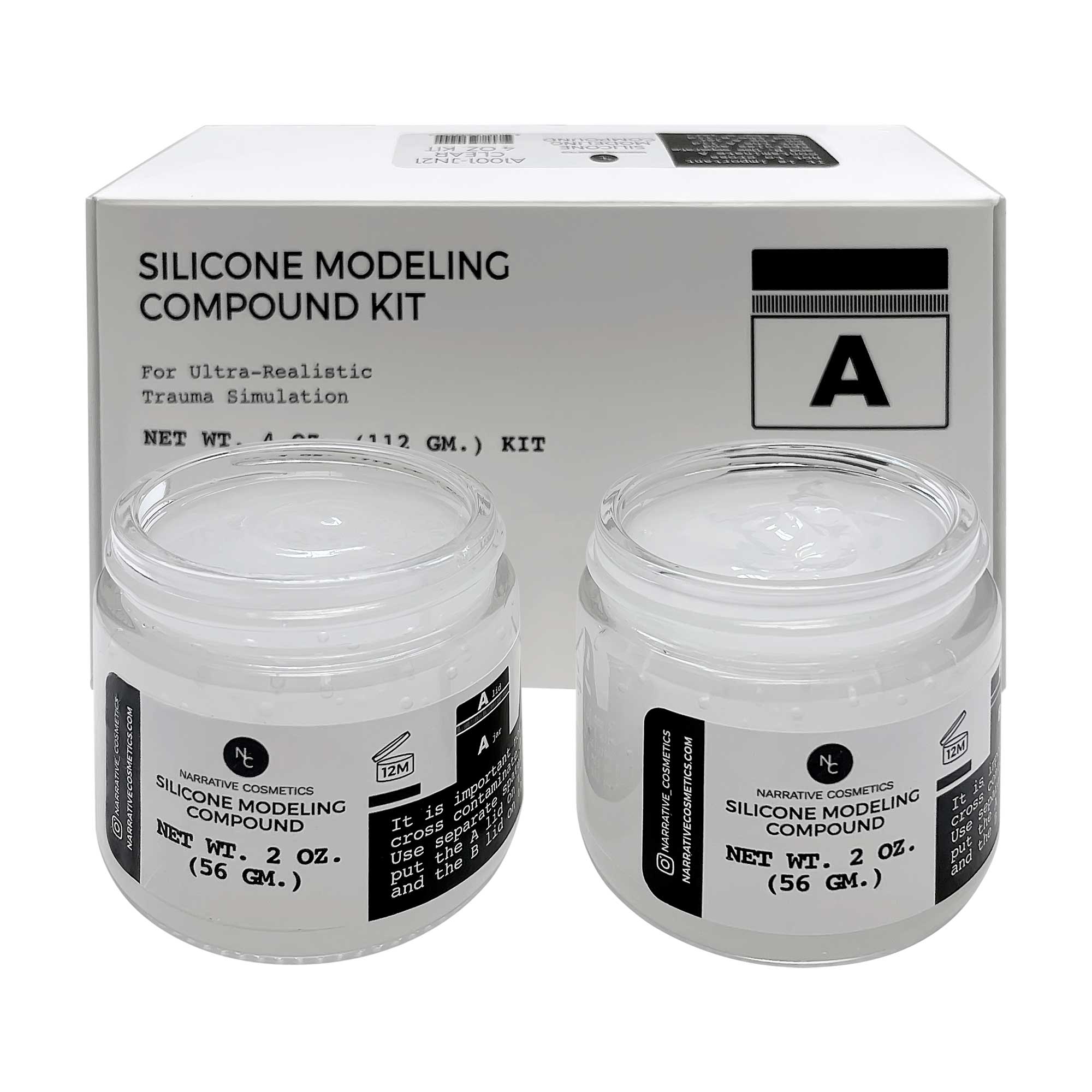 Professional Silicone Modeling Compound for Realistic Wound, Scar & Prosthetic SFX Makeup - Perfect for Halloween, Cosplay & Special Effects Artists