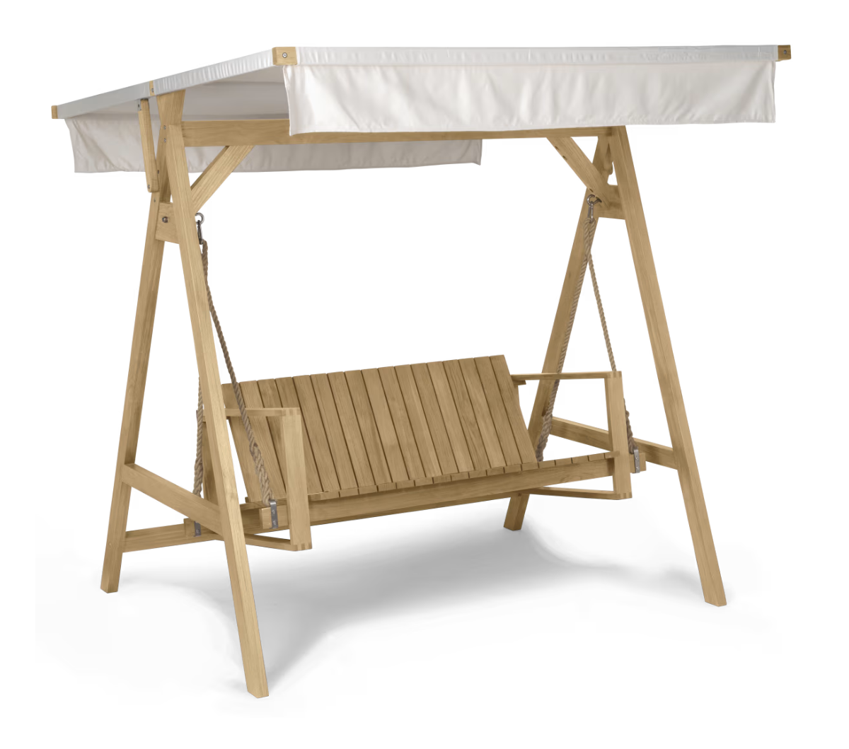 BK17 A-Frame Swing Stand for Outdoor Patio Sofa - Heavy Duty Metal Frame for Porch, Garden, and Backyard Relaxation