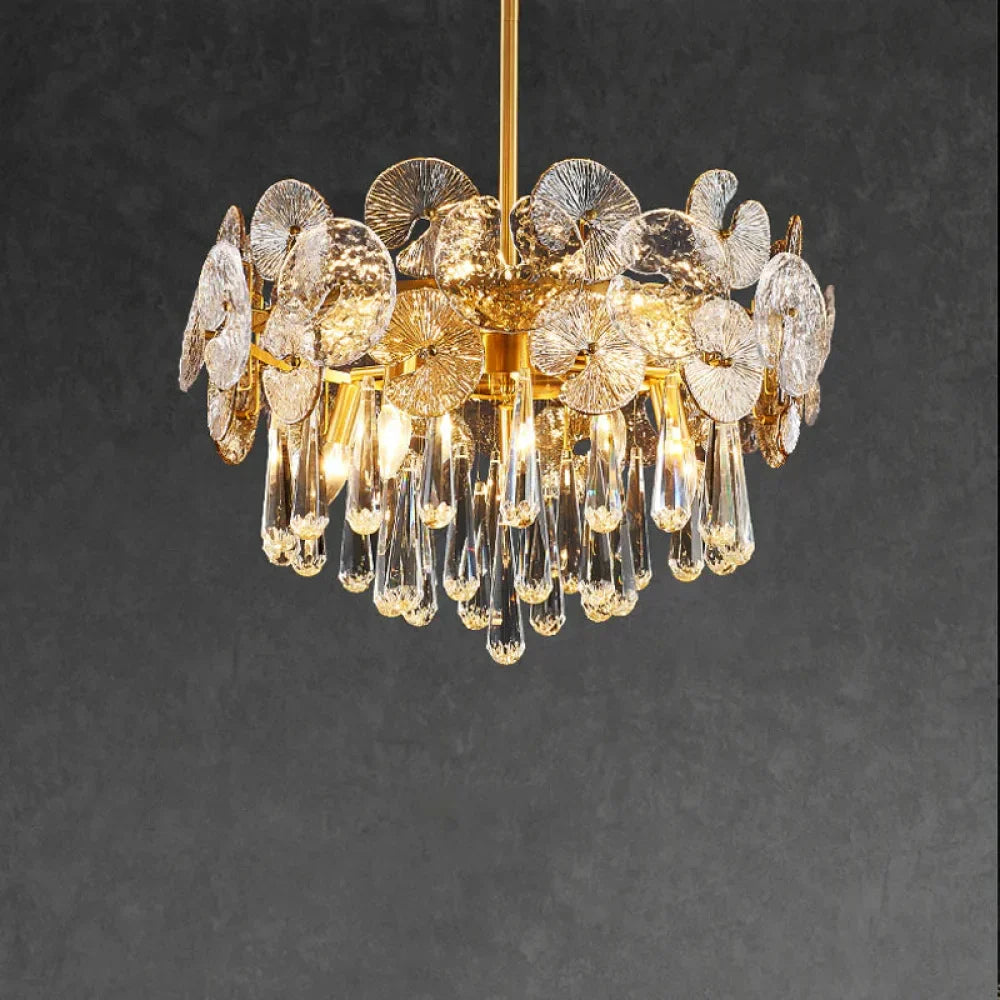 Postmodern Crystal Chandelier - Modern Luxury Ceiling Light Fixture for Dining Room, Living Room, Bedroom & Foyer | Elegant Home Decor Lighting for Weddings & Interior Design