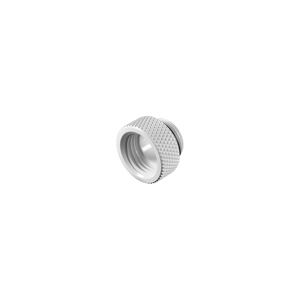 Bitspower 8mm Extender Fitting - Deluxe White for Custom PC Water Cooling & Rigid Tubing Systems