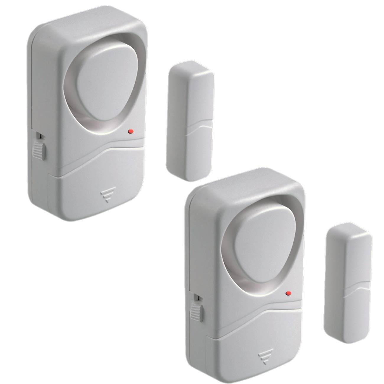 Home Security Door Alarm - 110dB Magnetic Window Sensor for Kids Safety & Pool Protection (2 Pack) - Ideal for Doors, Windows, and Childproofing