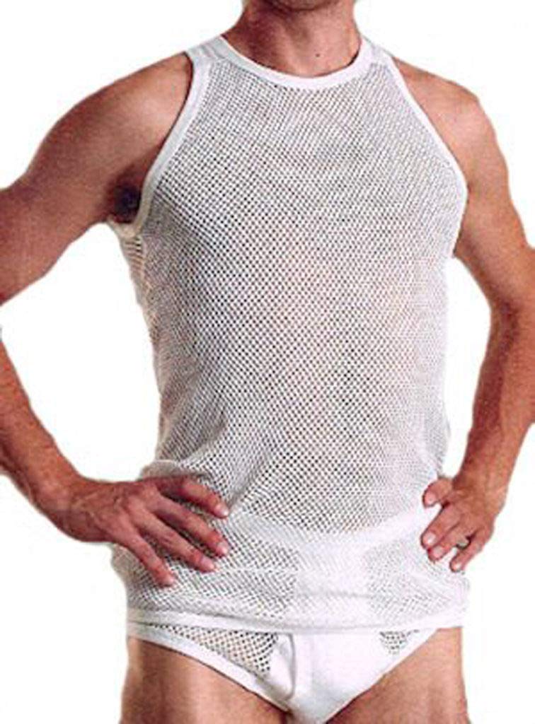 Brynje of Norway Traditional Cotton String Vest - Lightweight Men's Underwear for Hiking, Running & Outdoor Activities