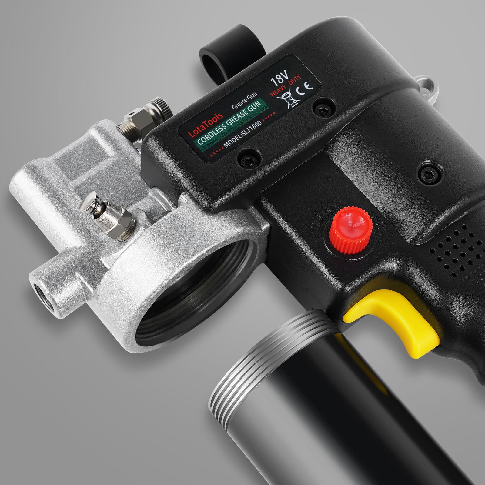 **Cordless Electric Grease Gun with 47'' Pressure Hose - Battery Powered for Large Vehicles & Heavy Duty Equipment (Makita 10000, Battery Not Included) - Ideal for Automotive, Construction & Industrial Maintenance**