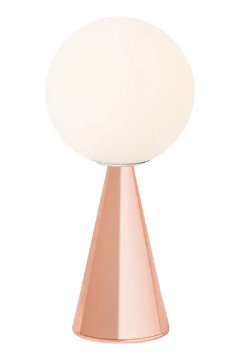 FontanaArte Bilia Mini Table Lamp - Modern LED Bedside Night Light for Bedroom, Living Room, and Office Decor