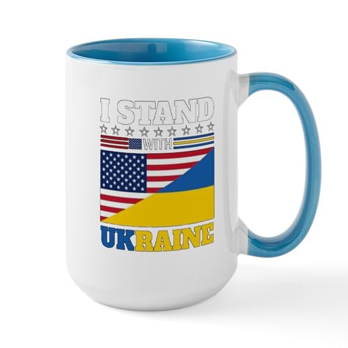White/Blue Inside - I Stand With Ukraine