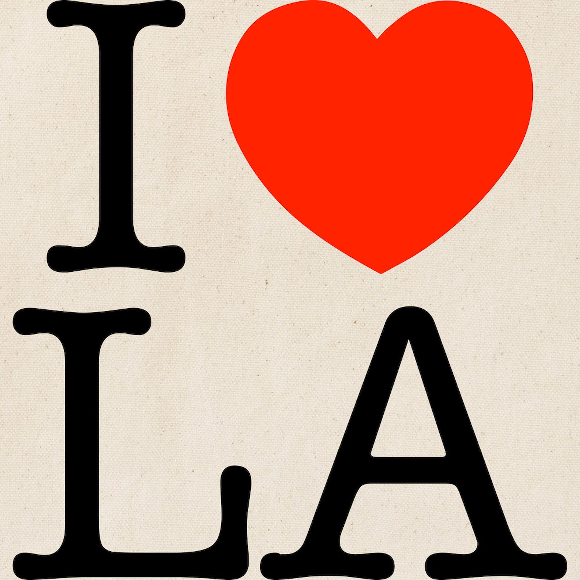 CafePress I Heart LA Canvas Tote Bag - Eco-Friendly Reusable Shopping Bag for Groceries, Beach & Daily Use